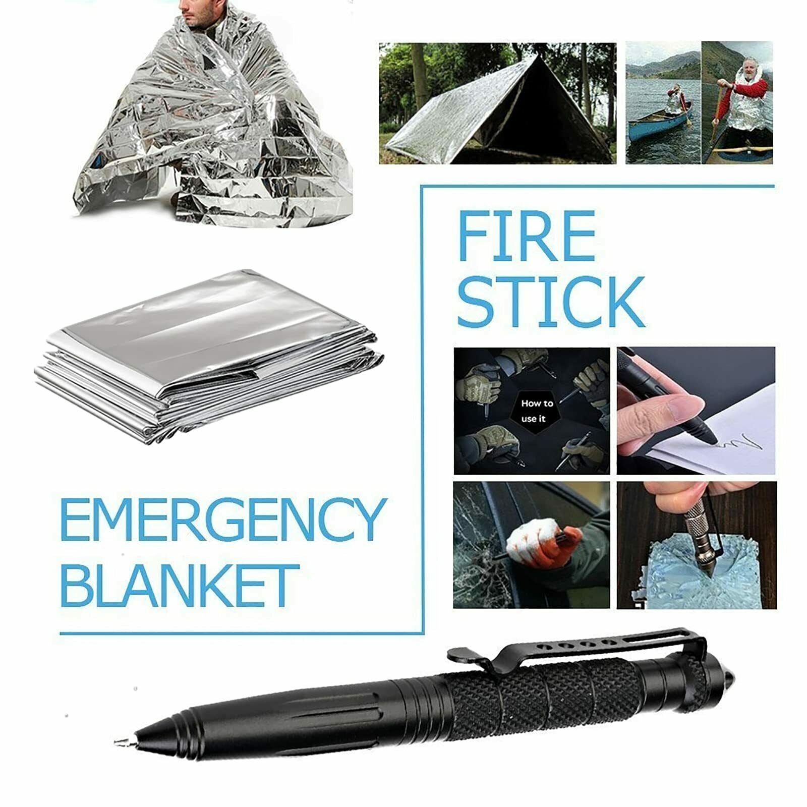 14-In-1 Outdoor Emergency Survival Kit - Trendytreasures